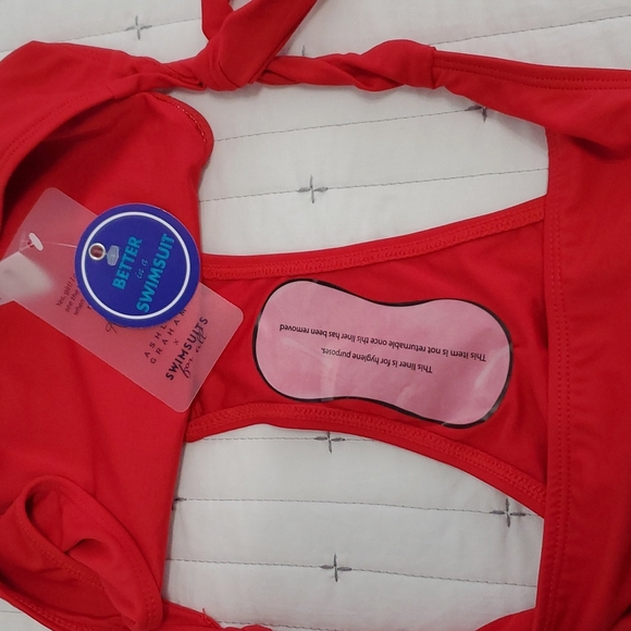 Ashley Graham New Red Bikini Bottom - Picture 4 of 6